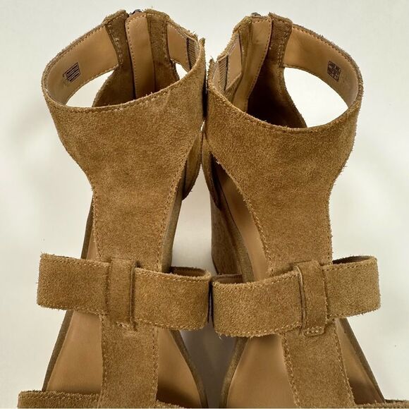 UGG Women’s Whitney Cork Wedge Platform Sandals in Chestnut Suede Size 9.5 - Picture 15 of 15